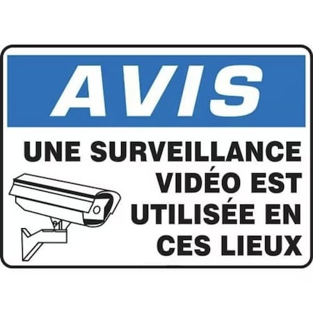 Accuform OSHA NOTICE SAFETY SIGN VIDEO FRMASE816VA FRMASE816VA